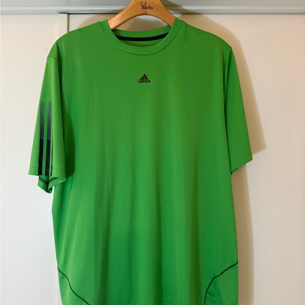 Adidas Men's Vibrant Green Tee